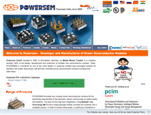 Tablet Screenshot of powersem.net